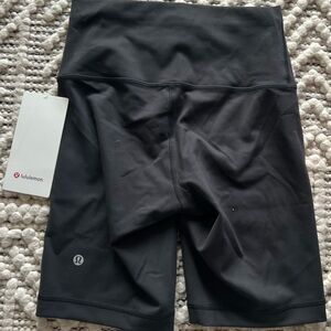 NWT Lululemon Wunder Train Biker Shorts 8”